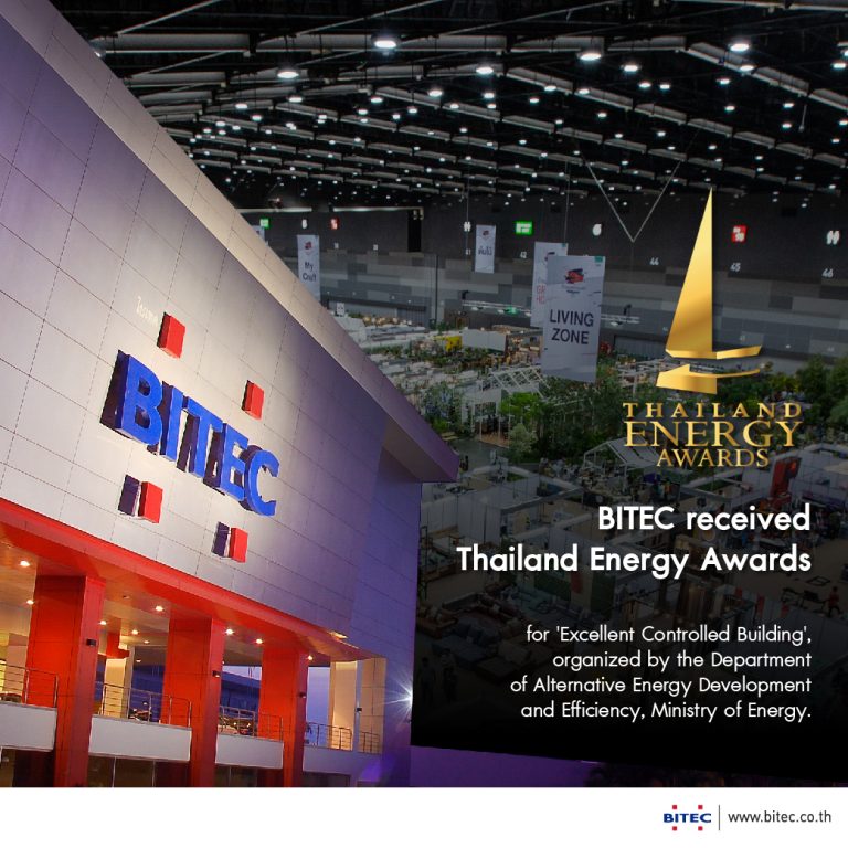 BITEC received Thailand Energy Awards Bangkok International Trade