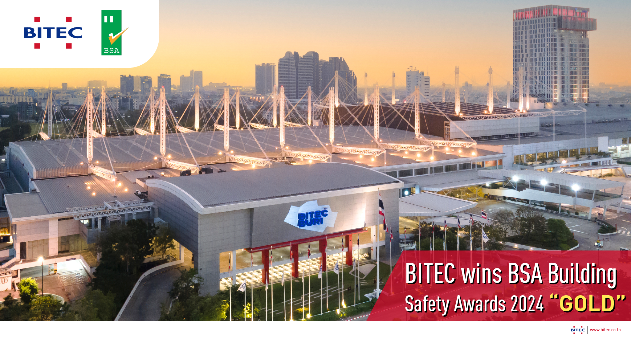 BITEC Wins "GOLD" at the BUILDING SAFETY AWARDS 2024