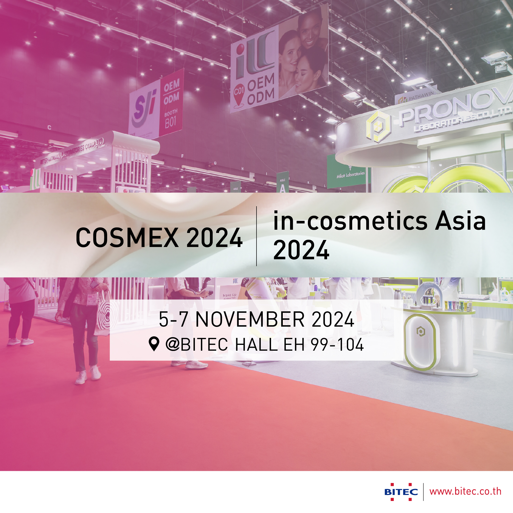 COSMEX 2024 & in-cosmetics Asia 2024